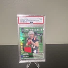 2024 Panini Prizm Drake Maye Neon Green Pulsar RC PSA Patriots