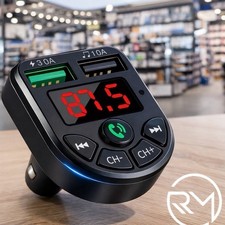 Car Bluetooth FM Transmitter Radio MP3 Wireless Adapter Car Kit USB Chargers