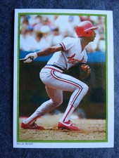 1986 Topps All Star Glossy #9 Willie McGee St. Louis Cardinals Baseball Card