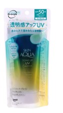 Rohto Skin Aqua Tone Up UV Essence SPF50+ PA++++, Mint Green, 2.8 oz