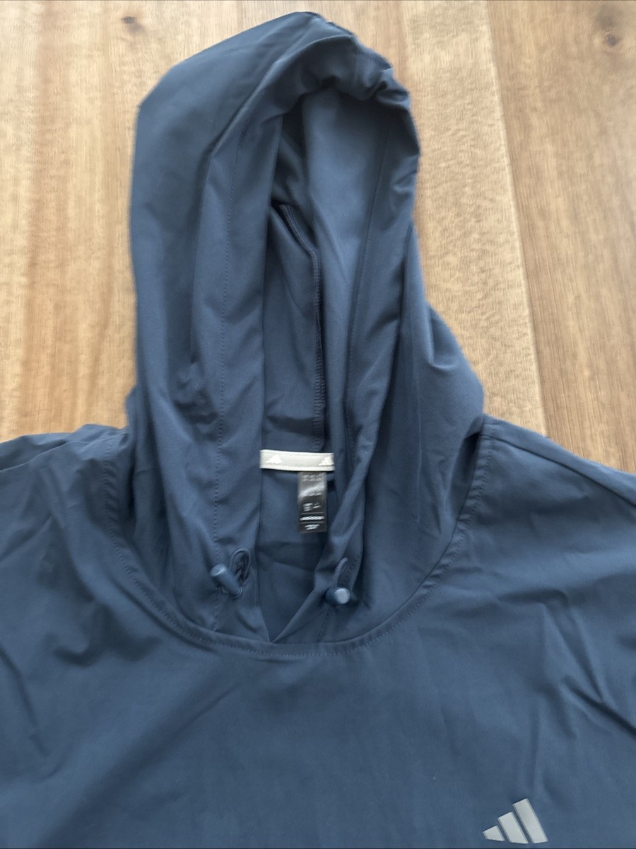 Men's 2XL Adidas Anorak Lightweight Golf Woven Hoodie Pullover