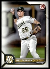 2022 Bowman Matt Chapman Oakland Athletics #77
