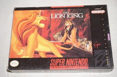 Lion King (Super Nintendo SNES) Complete in Box CIB