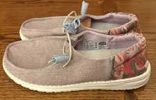 Hey Dude Purple Wendy Funk Oasis Women s Shoes Size 7