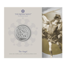 2026 The Angel &pound;5 Brilliant Uncirculated Coin in New Royal Mint Sealed Pack