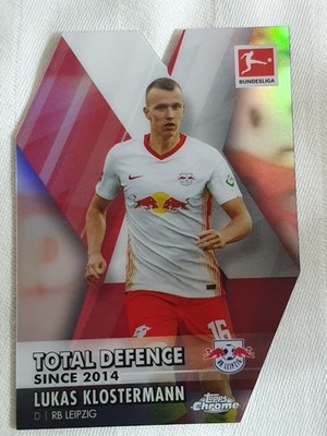 Topps Chrome Bundesliga 2020/21 Card Die Cut Total Defence Lukas Klostermann