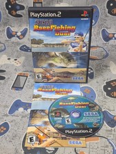 SEGA Bass Fishing Duel (Sony PlayStation 2, 2002) PS2 CLEANED & TESTED CIB MINT 