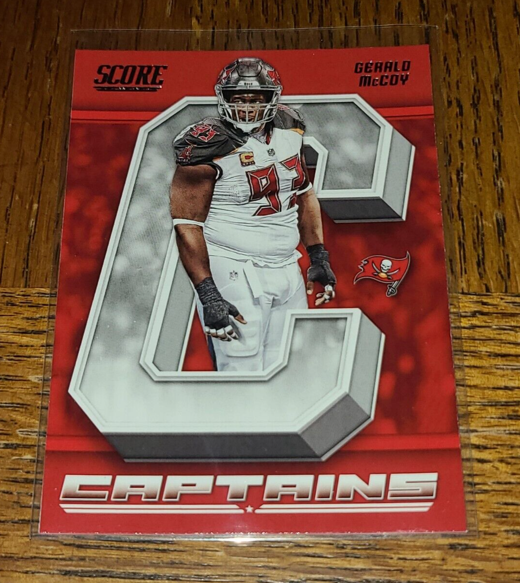 BUCCANEERS GERALD MCCOY 2018 SCORE CAPTAINS #27