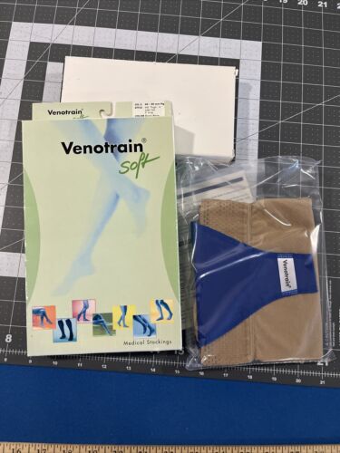 Bauerfeind Venotrain Soft 30-40 mmHg Size S Long Thigh High OT Barely Beige