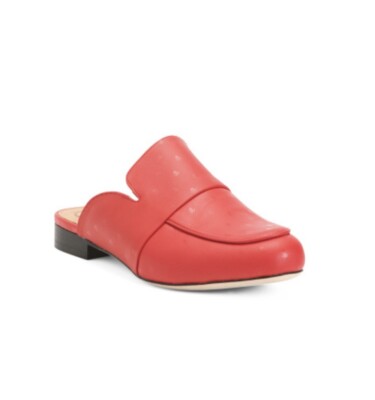 $250 G/Fore Ladies Killer T Mule Slip On Dress Flats Cherry Red G4LF21F03 Sz 10