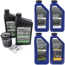 Polaris PS-4 Full Service Oil Change Kit Filter RZR Ranger 700 800 4 S 6X6