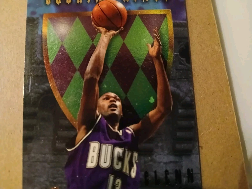 Fleer Ultra Glenn Robinson 1995-96 Scoring Kings #11 Milwaukee Bucks (error de tinta Foto 2 de 4
