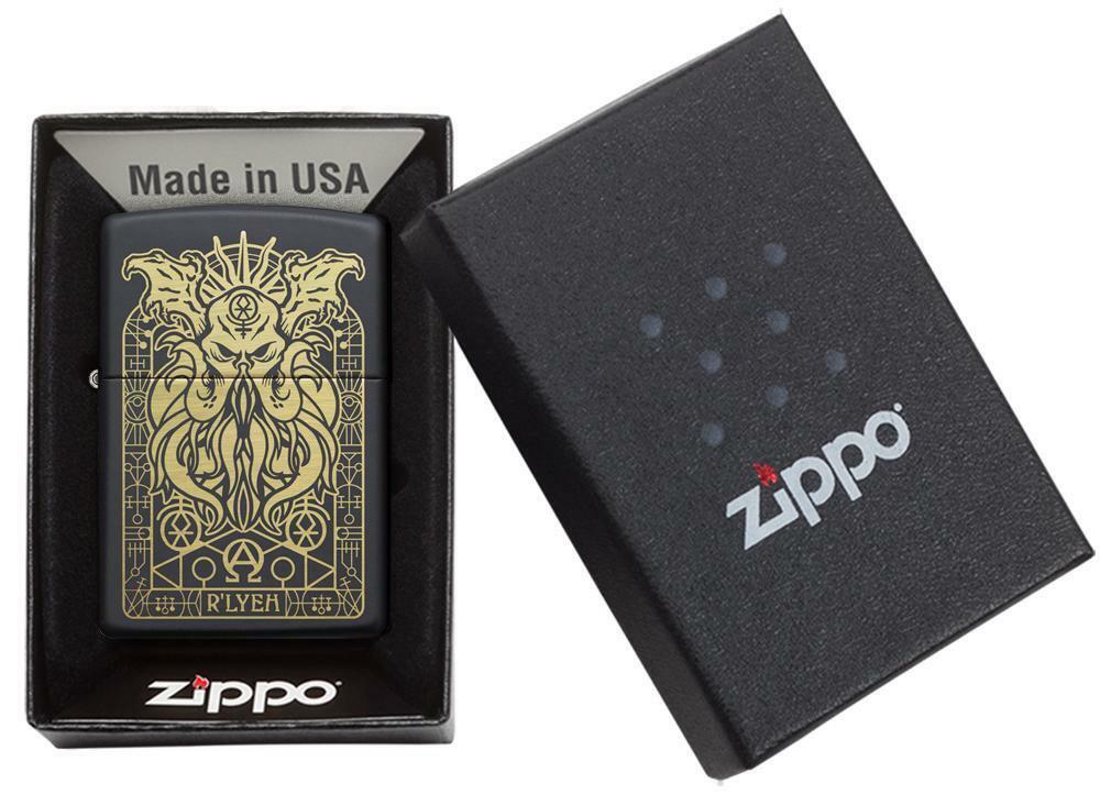 Zippo Windproof Engraved Demonic Monster Lighter, 29965, New In Box