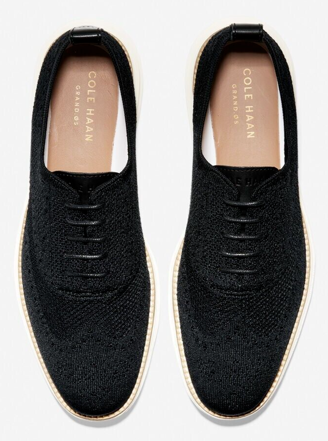 RETAILS $150 COLE HAAN OG GRAND STITCH LT WNG OX MENS BLACK  display picture 3
