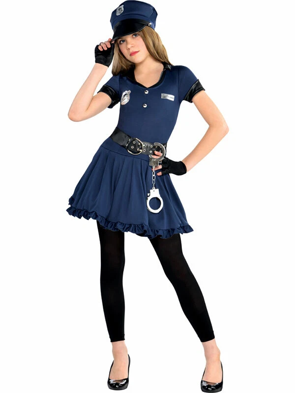 Kids Girl Cop Cutie Costume,halloween Costume,girl Costume,kid Costume 