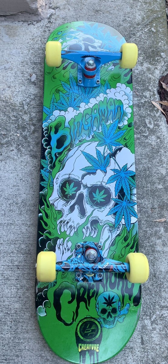 Creature Bingaman 1 Deadly Sins 8.3インチ Creature Bingaman Skateboard Complete Rare Santa Cruz Screaming