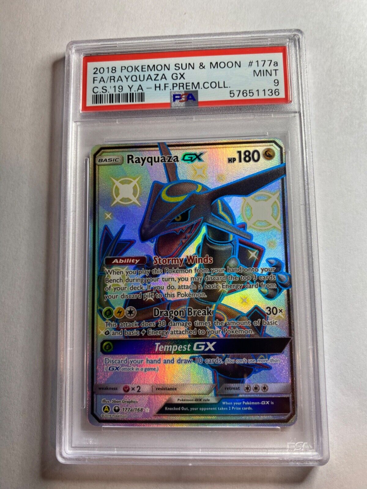 Rayquaza-GX (Shiny) - 177a/168