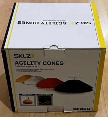 SKLZ Agility Cones Training Marker Set, 20 Cones/4 Colors NEW