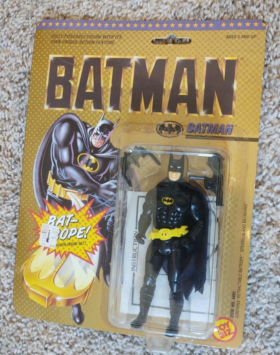 バットマン　当時もの　1989年製　フィギュア　中古　アメコミ ヴィンテージ 1989年製 バットマン ソフビ 約28cm DC COMICS レトロ - メルカリ