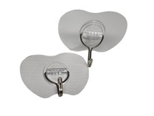 Damage-Free Large Adhesive Hooks - 15kg Strength, No Tools Required, Rustproof