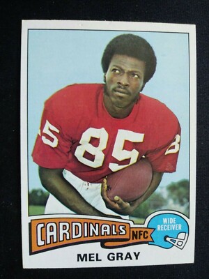 1975 Topps Football Card # 40 Mel Gray - St. Louis Cardinals