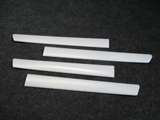 Dekorleisten Set Türverkleidung Audi A6 4B Blende Verkleidung 4B0867409 ALU weiß