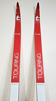 205 cm TRAK T-1000 TOURING Waxless Nordic Cross Country Skis w