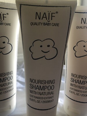 Naïf Baby Care-Nourishing shampoo-With Natural Cottonseed