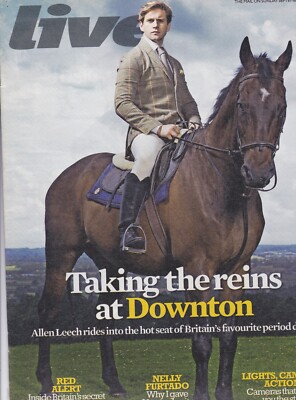 ALLEN LEECH DOWNTON ABBEY  -  LIVE MAIL ON SUNDAY