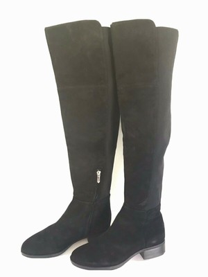 Sam Edelman Pam Suede Over the Knee Boot Black Size US 7 New $225 | eBay