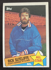 1985 Topps - NL All Star - #720 - Rick Sutcliffe - Chicago Cubs