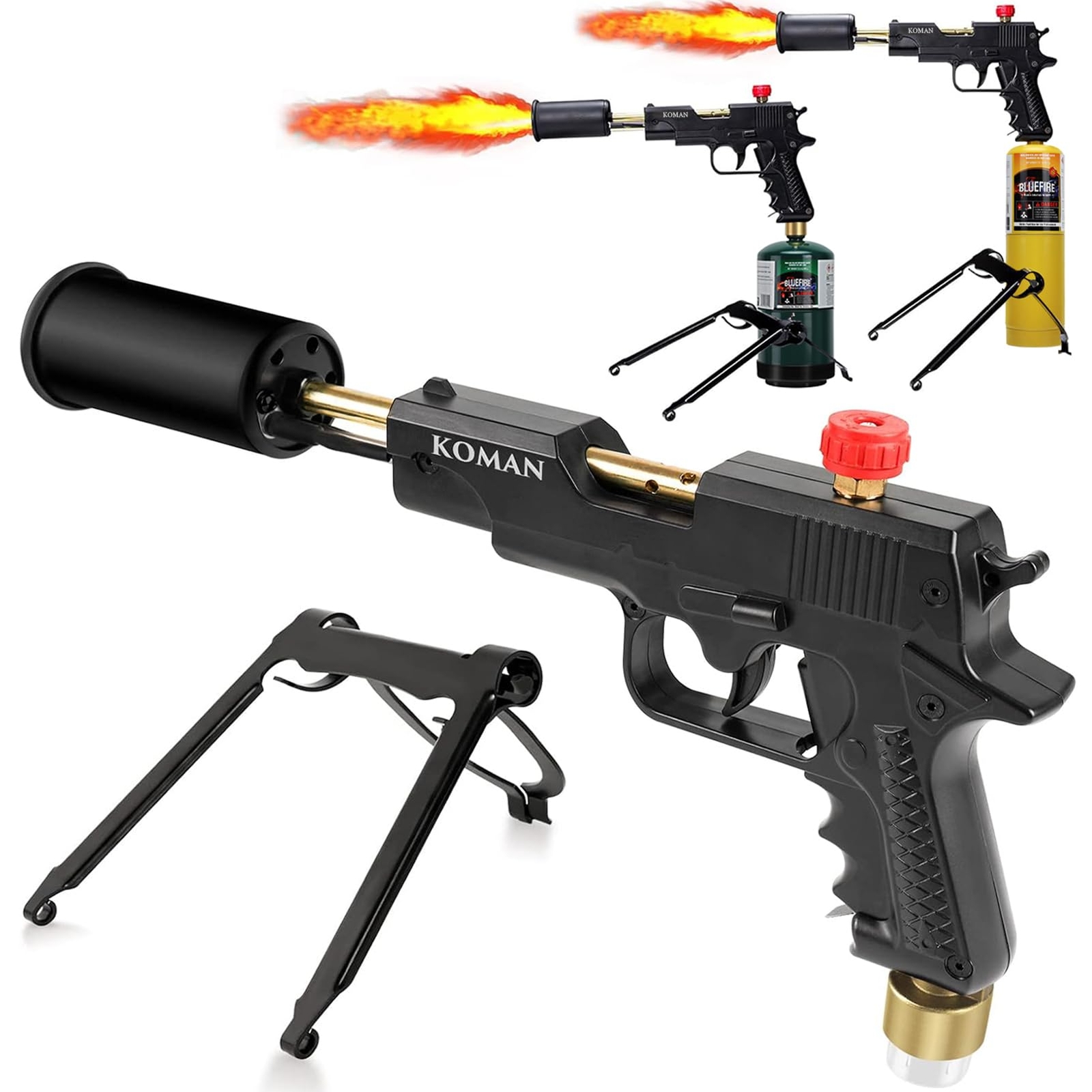 POWERFUL Grill Torch, Cooking Propane Searing Torch, Flame Thrower Fire ,Kitc...