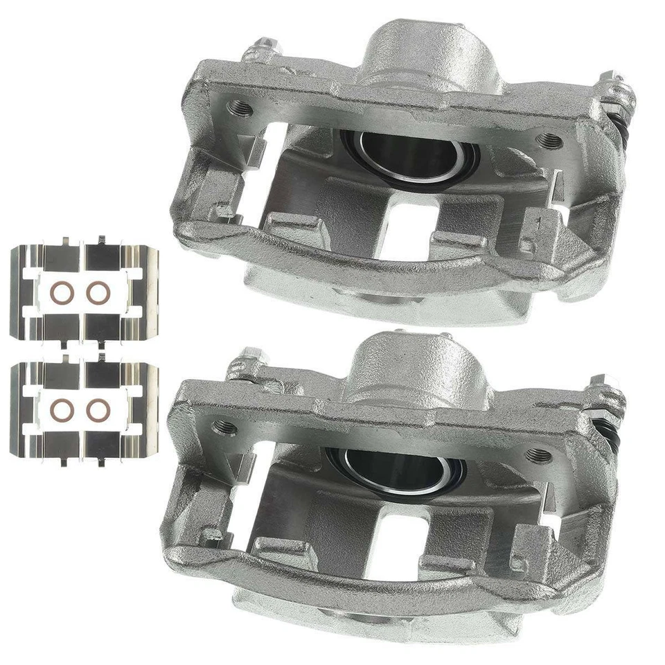 Par de pinzas de freno delanteras laterales con soporte para Honda Civic 2006-2015 Acura CSX Foto 2 de 4