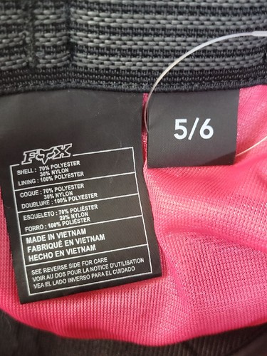 Fox Racing Motocross 180 Riding Pant Punk Pink Black White - Womens Size 5/6 #B - Picture 12 of 14