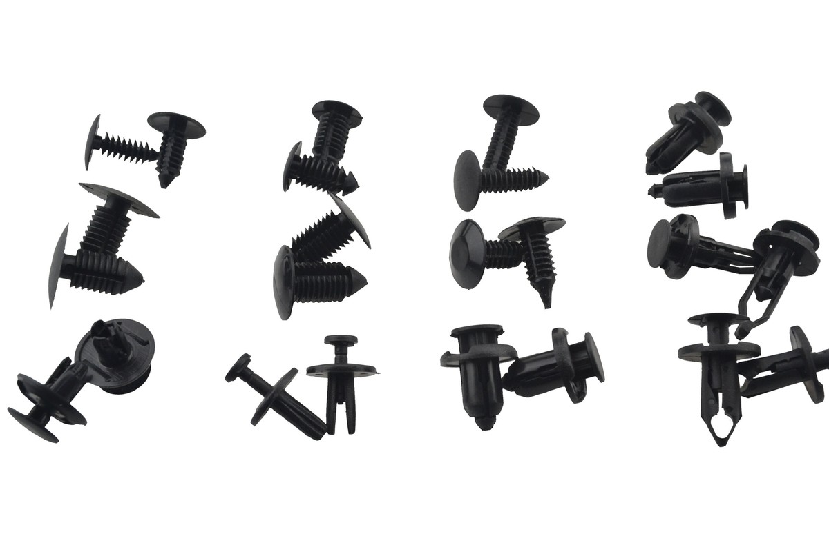 350Pcs Car Body Plastic Push Pin Rivet Fasteners Trim Moulding Clip Screwdriver P7350292