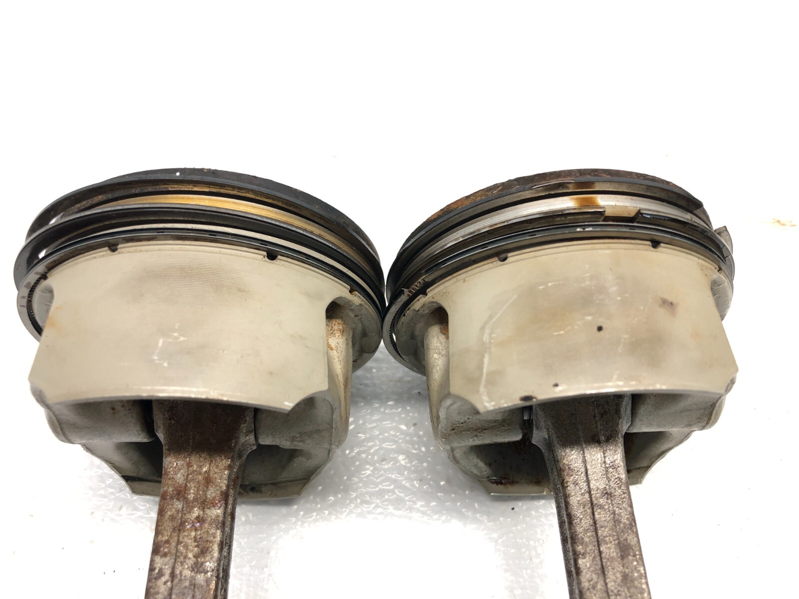2014-2018 BENTLEY FLYING SPUR 4.0L V8 ENGINE PISTON W/ ROD SET X8 OEM #NOTES.