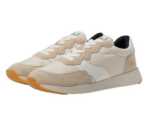 Soludos Paradiso Retro Sneaker White/Wine Shoes Women Size 9.5 NEW