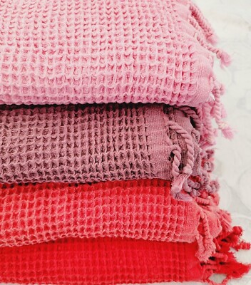 Premium Waffle Turkish Towel,Absorbent Bath Towel 100% cotton unisex throw,towel
