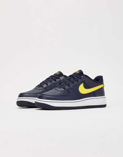 Nike Grade-School Air Force 1 (GS) Navy / Yellow (DV7762 400) Gr. 5Y NEU