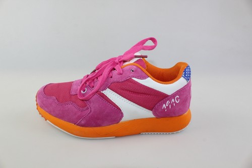 scarpe bambina EVERLAST 36 EU sneakers rosa tessuto arancione pelle DH177 |  eBay