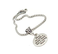 Bless Me With A Gentle Touch And A Caring Heart Charm Bracelet, Enfermera Oración