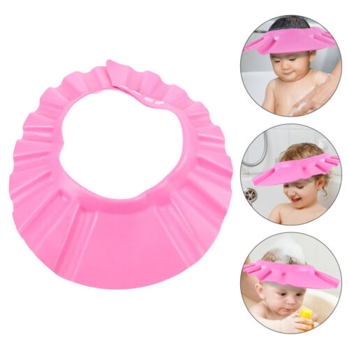 Shampoo Cap Hat Ultraleggero, Morbido, Impermeabile EVA Baby Shower Bagno (Rosa) - Foto 2 di 18