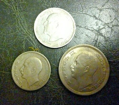 BULGARIA LOT OF 3 SILVER COINS FROM 1913 AND 1930 - Picture 2 of 2