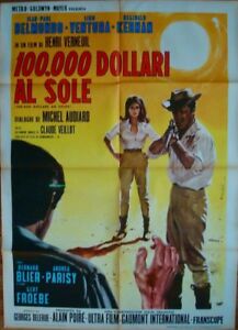 Cent mille dollars au soleil Belmondo movie poster