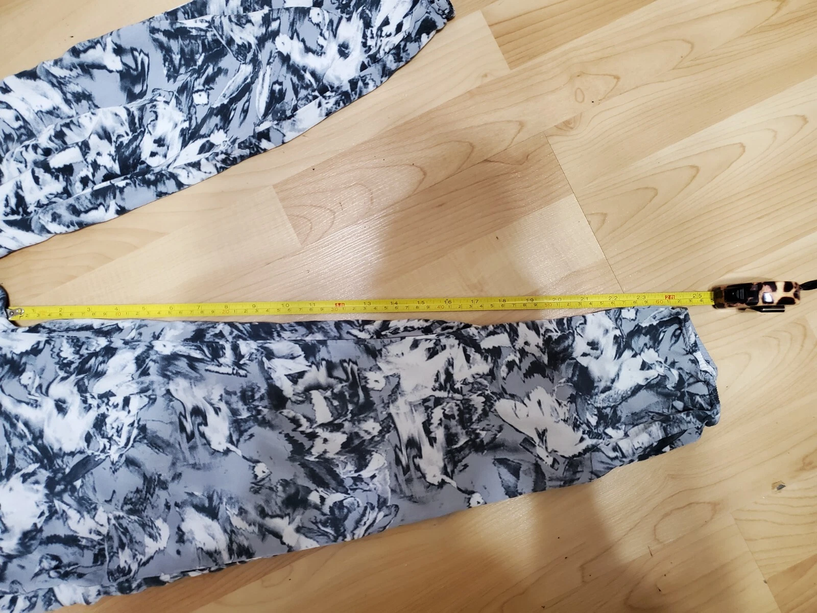 fabletics emily jogger monarch marble print with pockets pants