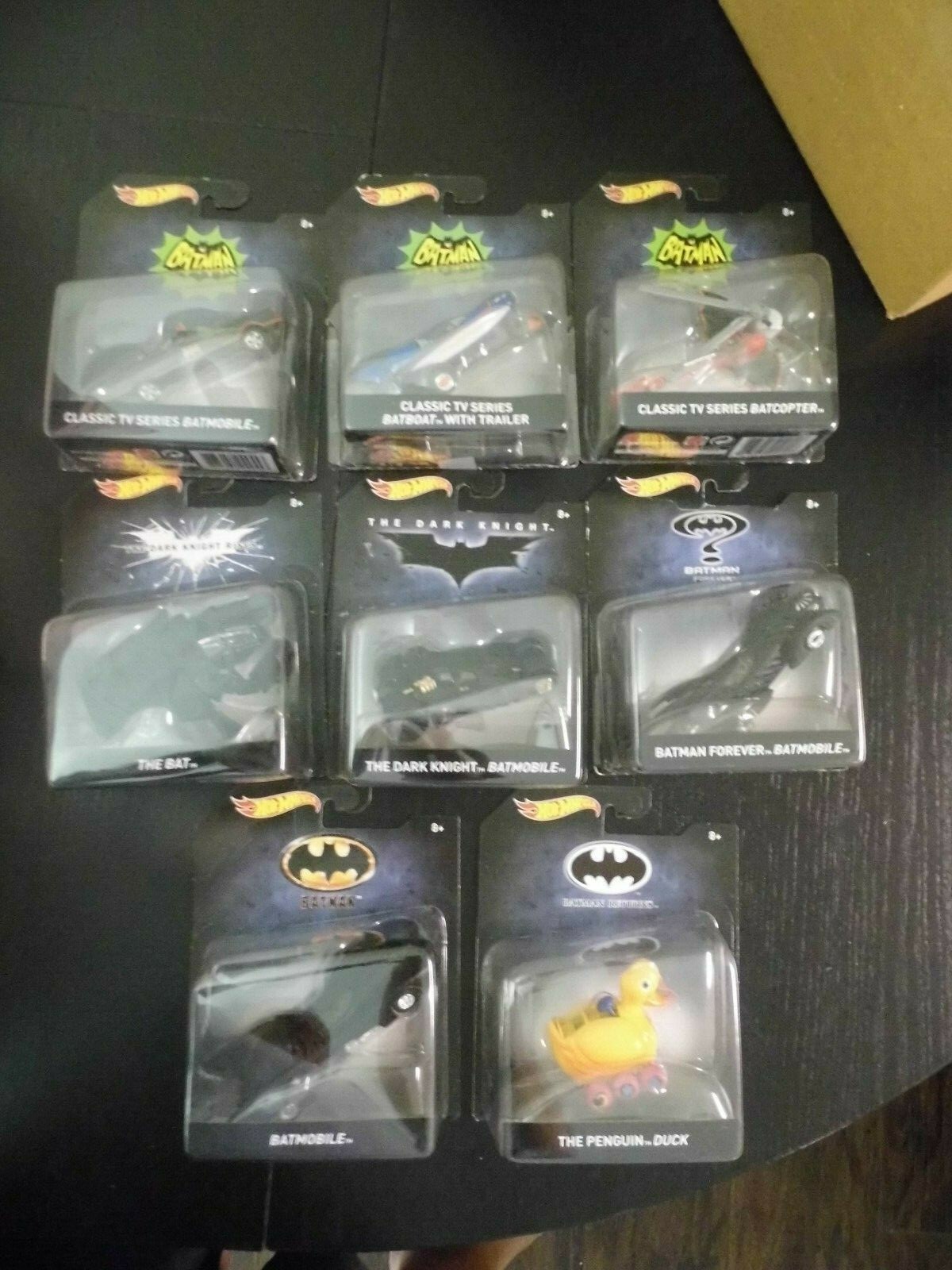 Caliente Ruedas Batuomo 1 50 DC Comics Diecast lot of 8 Batmobiles acquista marca Caliente Ruedas Batuomo 1 50 DC Comics Diecast lot lot lot of 8 Batmobiles negozio online