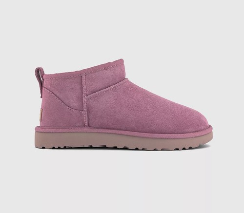 Botas para mujer nuevas en caja 100 % auténticas UGG clásicas ultra mini Dusty Orchid 1116109 - Imagen 2 de 5