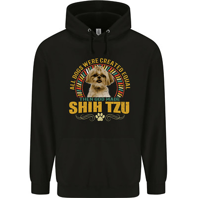 A Shih Tzu Hund Herren Kapuzenpullover