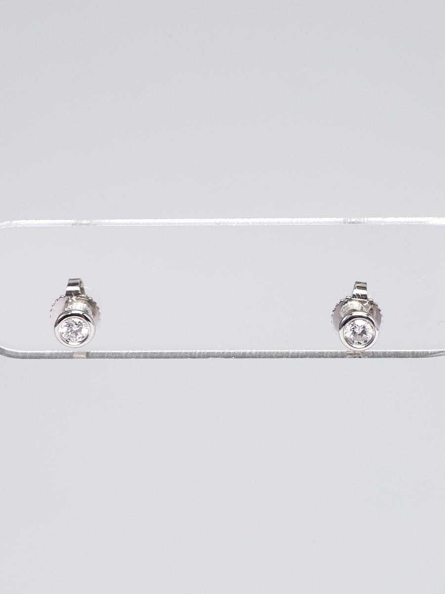 Tiffany & Co. Platinum and Diamond Elsa Peretti Diamonds by the Yard Stud Ear...