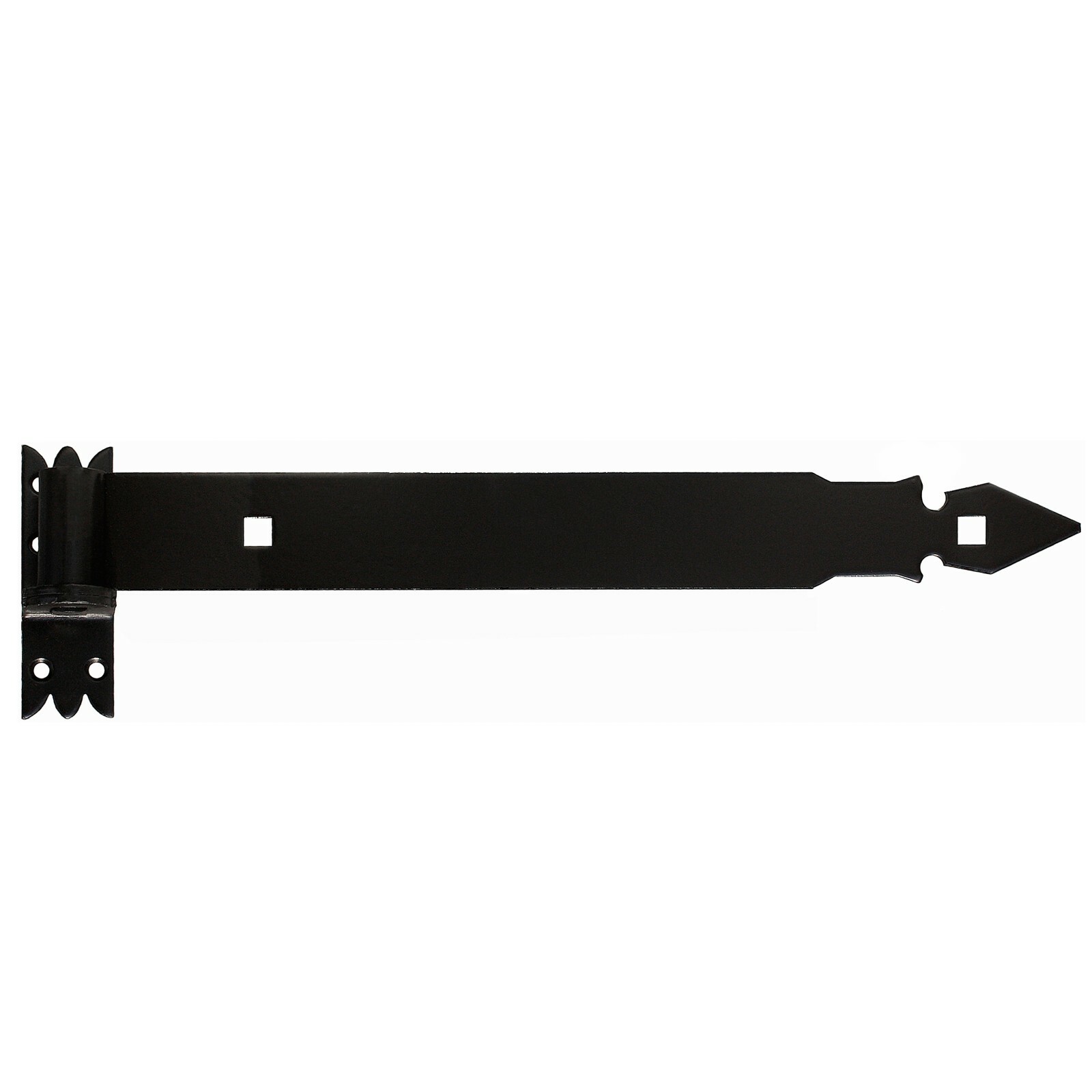 Shutter Hinge 400x45x4 MM With 14 Clamp Black Shop Door Gate